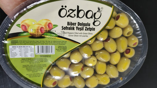 GROENE OLİJVEN MET PEPER