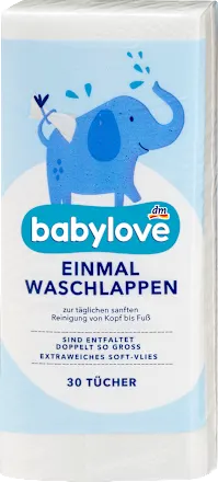 Babylove EINMAL WASCHLAPPEN 2x30 STUCS