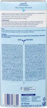 Babylove EINMAL WASCHLAPPEN 2x30 STUCS