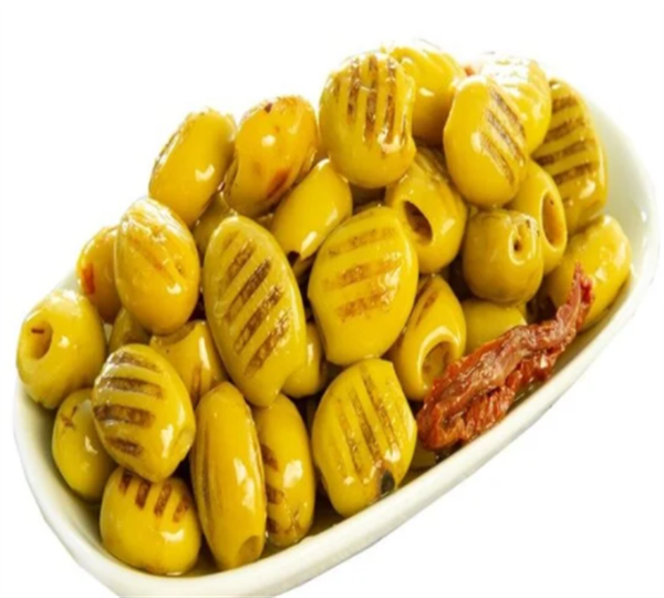 GEGRILLDE GROENE OLIJVEN