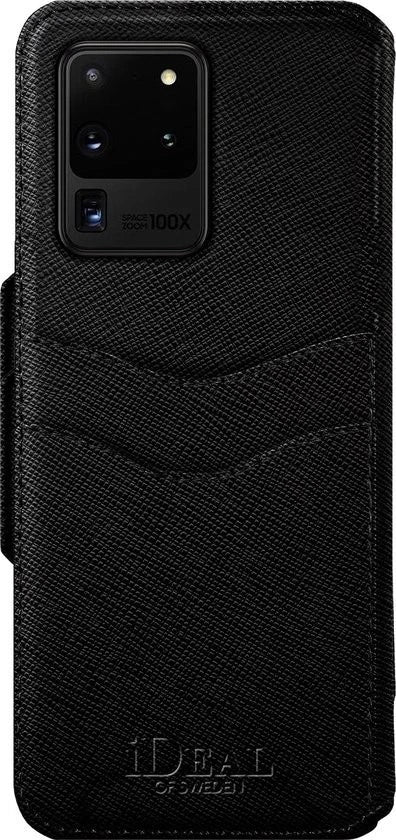 iDeal of Sweden Black Case for Galaxy S20 Ultra - Book Case - Fashion Wallet Black